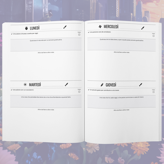 Quaderno dell'ECOSOSTENIBILITÀ, per spreconi irrecuperabili (e non)