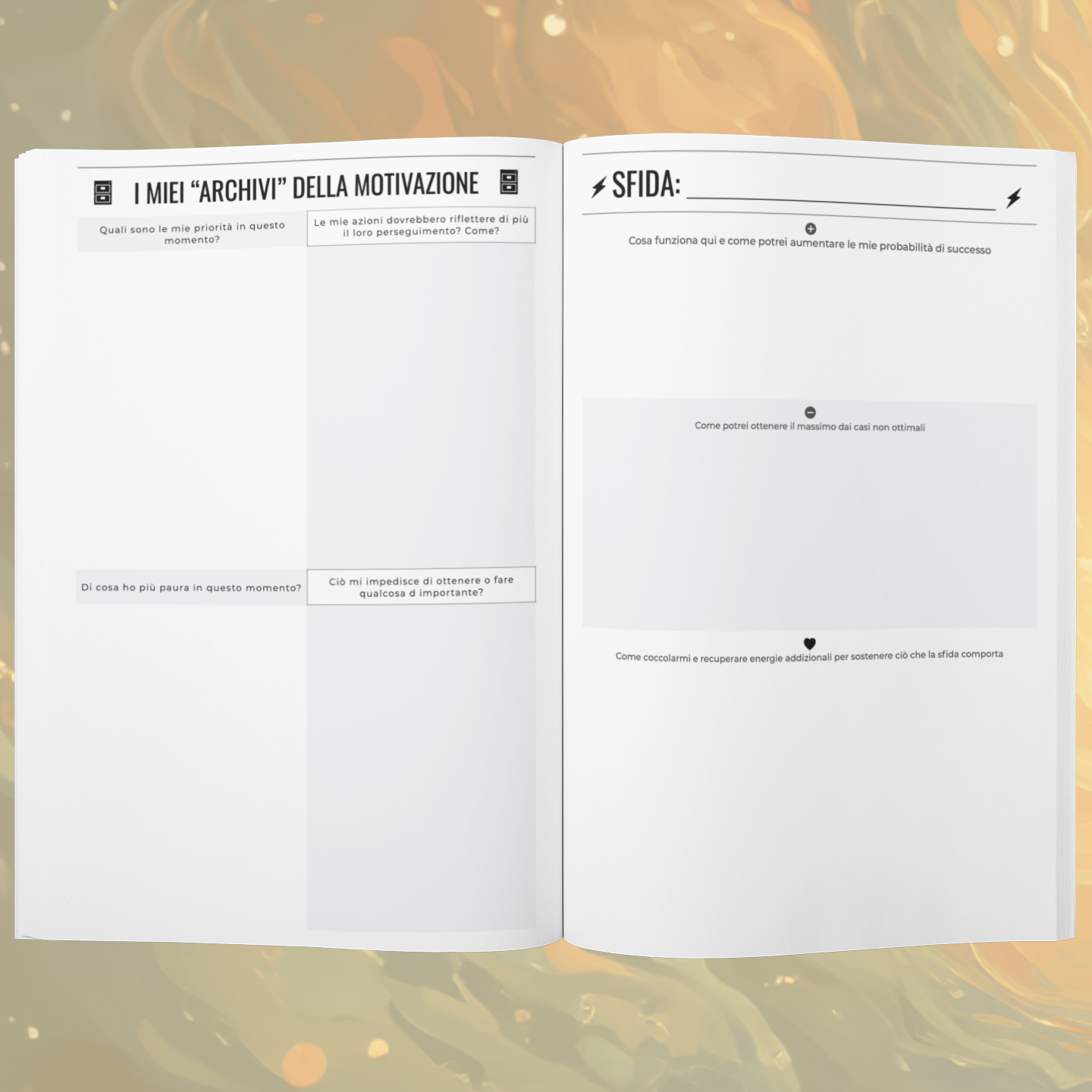 Quaderno della MOTIVAZIONE, per demotivati cronici (e non)