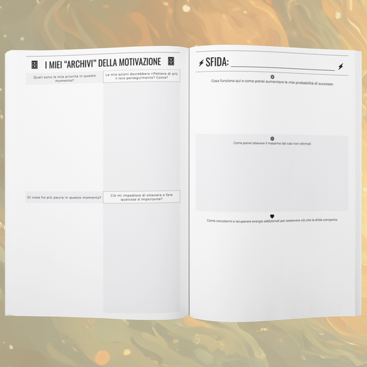 Quaderno della MOTIVAZIONE, per demotivati cronici (e non)
