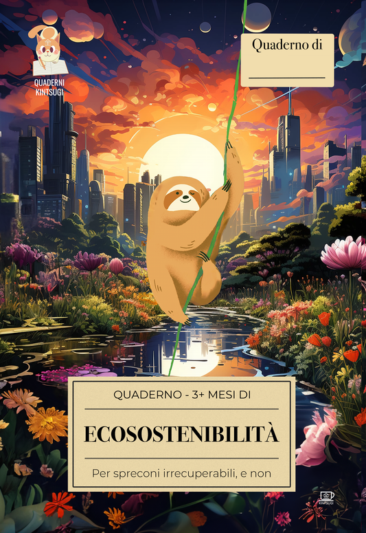 Quaderno dell'ECOSOSTENIBILITÀ, per spreconi irrecuperabili (e non)